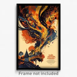 French Movie Poster - Nice Rill (France Psychedelic Trippy Art Retro Film Print)
