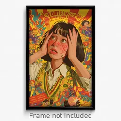 Indonesian Movie Poster - Woman Feeling Irritated, Acceptable Vest (Art Print)