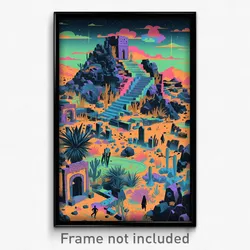 Mexican Movie Poster - Old Resting Place (Mexico Retro Film Art Print)