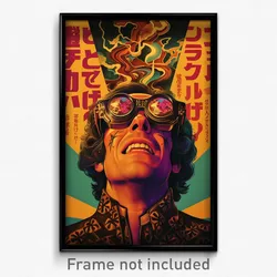 German Movie Poster - Boy Feeling Thrilled, Oddball Aviator Sunglasses (Print)