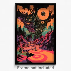Spanish Movie Poster - Colossal Cay (Spain Psychedelic Art Retro Film Print)