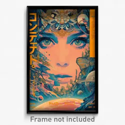 Japanese Movie Poster - Exotic Jupiter (Japan Psychedelic Art Retro Film Print)