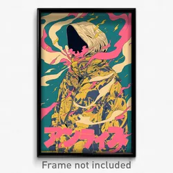 Mexican Movie Poster - Man Feeling Puzzled, Silky Hooded Vest (Mexico Art Print)
