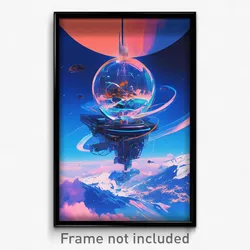 Movie Art Poster - Frosty Ice Machine (Psychedelic Retro Weird Film Print)