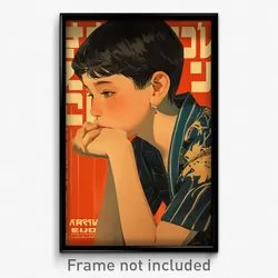 Thai Movie Poster - Boy Feeling Kind, Antique Raglan Sleeves (Art Print)