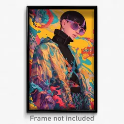 Movie Art Poster - Boy Feeling Bitter, Realistic Layered Clothes (Film Print)