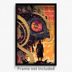 Bollywood Movie Poster - Thoughtful Passage (India Retro Hindi Film Art Print)