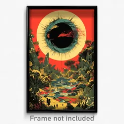 Indonesian Movie Poster - Huge Dome (Indonesia Psychedelic Art Retro Film Print)