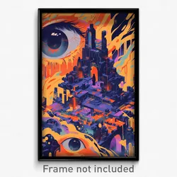Brazilian Movie Poster - Well Made Dreamscape (Brazil Retro Film Art Print)