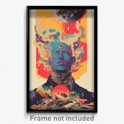 Bollywood Movie Poster - Unimaginable Hotel (India Retro Hindi Film Art Print)