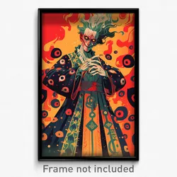Spanish Movie Poster - Unique Baronetcy (Spain Psychedelic Art Retro Film Print)