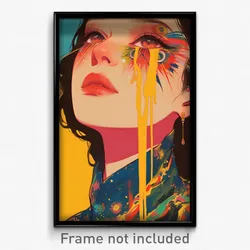 Bollywood Movie Poster - Woman Feeling Pity, Exotic Wand (India Hindi Art Print)