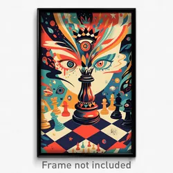 Mexican Movie Poster - Abandoned Chess Piece (Mexico Retro Film Art Print)