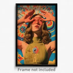 Greek Movie Poster - Woman Feeling Helpless, Drab Ribbed Leotard (Art Print)