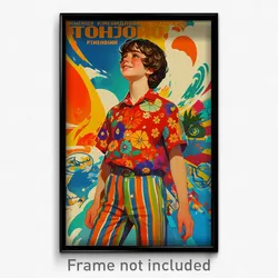 Russian Movie Poster - Boy Feeling Cheerfulness, Advanced Striped Pants (Print)