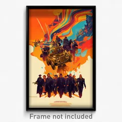 Spanish Movie Poster - Humongous Route (Spain Psychedelic Art Retro Film Print)