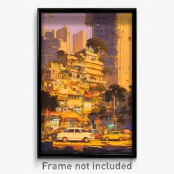 Greek Movie Poster - Pretty Thai City (Greece Psychedelic Art Retro Film Print)