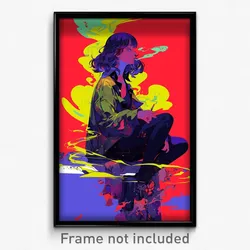 Art Poster - Evergreen Rift (Psychedelic Trippy Weird 11x17 Print)
