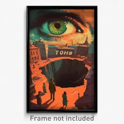 Russian Movie Poster - Cool Sinkhole (Russia Psychedelic Art Retro Film Print)