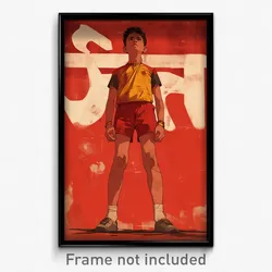 Bollywood Movie Poster - Boy Feeling Weak, Drab Red Shorts (India Art Print)