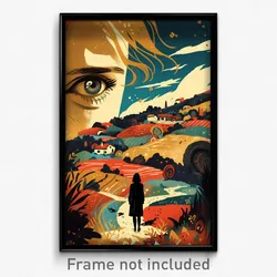French Movie Poster - Prestigious Switchback (France Retro Film Art Print)