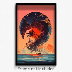 Mexican Movie Poster - Glass Archipelago (Mexico Retro Film Art Print)