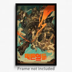Korean Movie Poster - Fancy Bolt Hole (Korea Psychedelic Art Retro Film Print)