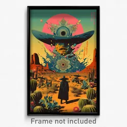 Mexican Movie Poster - Faraway Circle (Mexico Psychedelic Art Retro Film Print)