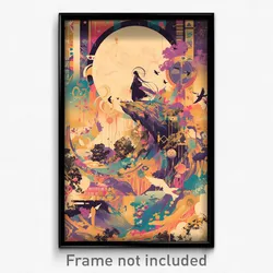 Japanese Movie Poster - Artistic Farm (Japan Psychedelic Art Retro Film Print)