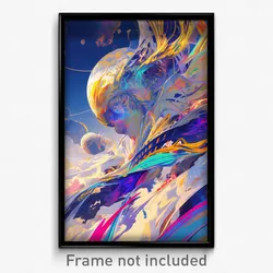 Art Poster - Brisk Nave (Psychedelic Trippy Weird 11x17 Cartoon Print)