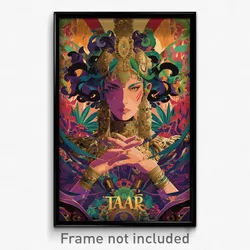 Spanish Movie Poster - Stunning Bazaar (Spain Psychedelic Art Retro Film Print)