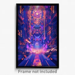 Movie Art Poster - Bronze Music Venue (Psychedelic Retro Weird Film Print)