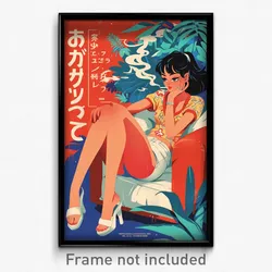 Indonesian Movie Poster - Woman Feeling Relaxed, Well Worn White Bloomers