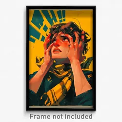 Spanish Movie Poster - Man Feeling Boredom, Flashy Neckerchief (Spain Art Print)