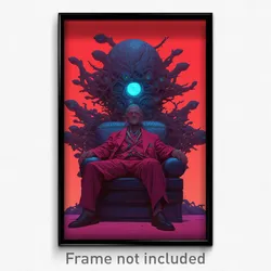Movie Art Poster - Meager Chair (Psychedelic Trippy Retro Cartoon Film Print)
