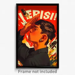 Mexican Movie Poster - Boy Feeling Carefree, Worldly Ear Piercing (Art Print)