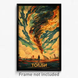 Russian Movie Poster - Clear Storm (Russia Psychedelic Art Retro Film Print)