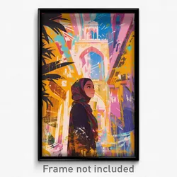 Indonesian Movie Poster - Narrow Mexican Architecture (Indonesia Film Art Print)