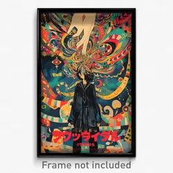 Icelandic Movie Poster - Boy Feeling Satisfaction, Fluffy Crescent Hat Ornament