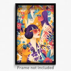 Russian Movie Poster - Spotted Quay (Russia Psychedelic Art Retro Film Print)