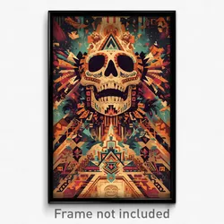 Mexican Movie Poster - Wicked Crack (Mexico Psychedelic Art Retro Film Print)