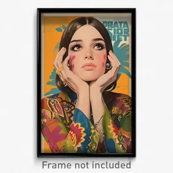 Spanish Movie Poster - Woman Feeling Idleness, Heavenly Juliet Sleeves (Print)