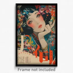 Chinese Movie Poster - Woman Feeling Contentment, Outstanding Flower Bracelet