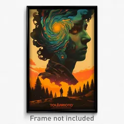 Russian Movie Poster - Wiggly Giant (Russia Psychedelic Art Retro Film Print)
