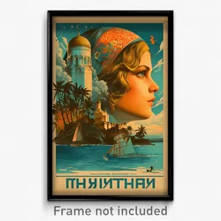 Russian Movie Poster - Drab Exotic Island (Russia Retro Film Art Print)