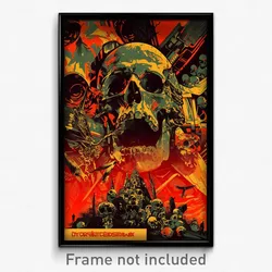 German Movie Poster - Wire Frame Boneyard (Germany Retro Film Art Print)