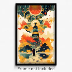 Greek Movie Poster - Tall Heath (Greece Psychedelic Trippy Art Retro Film Print)