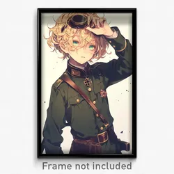 Anime Art Poster - Boy Feeling Fascination, Natural Alternative Clothes (Print)