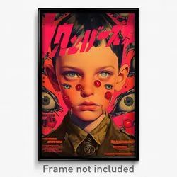 Hebrew Movie Poster - Boy Feeling Bitter Sweetness, Rosy Cherry Hair Ornament