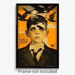 German Movie Poster - Boy Feeling Calm, Odd Suit (Germany Retro Film Art Print)